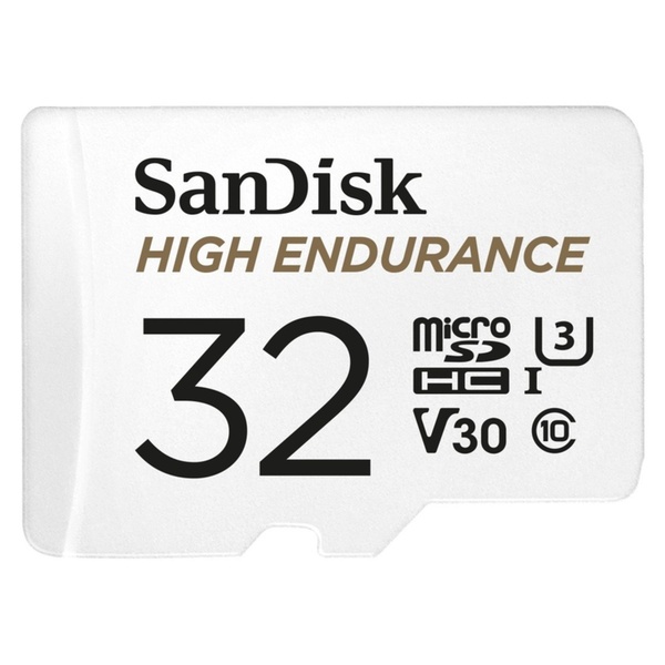Bild 1 von SanDisk microSDHC High Endurance Monitoring 32GB, Class 10, 100MB/s + SD-Adapter