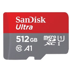 SanDisk microSDHC Ultra 512GB (UHS-1/Cl.10/120MB/s) + Adapter, "Tablet"