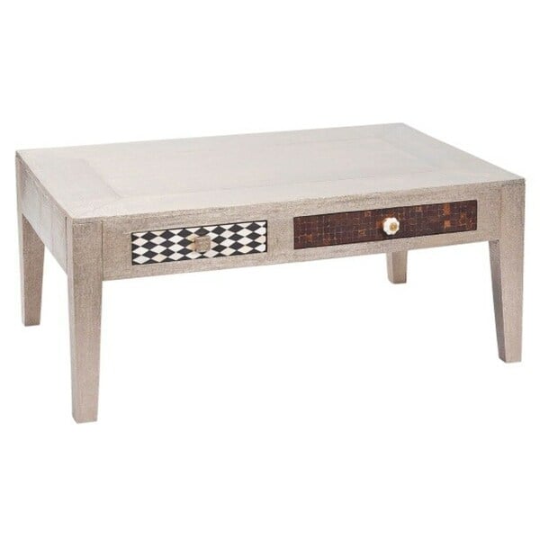 Bild 1 von CASAVANTI Couchtisch EMILIO 110x45x70 cm Mango Holz - 2 Schubladen - Mango Holz - Vierfußgestell - Breite 110 cm - Höhe 45 cm - Tiefe 70 cm