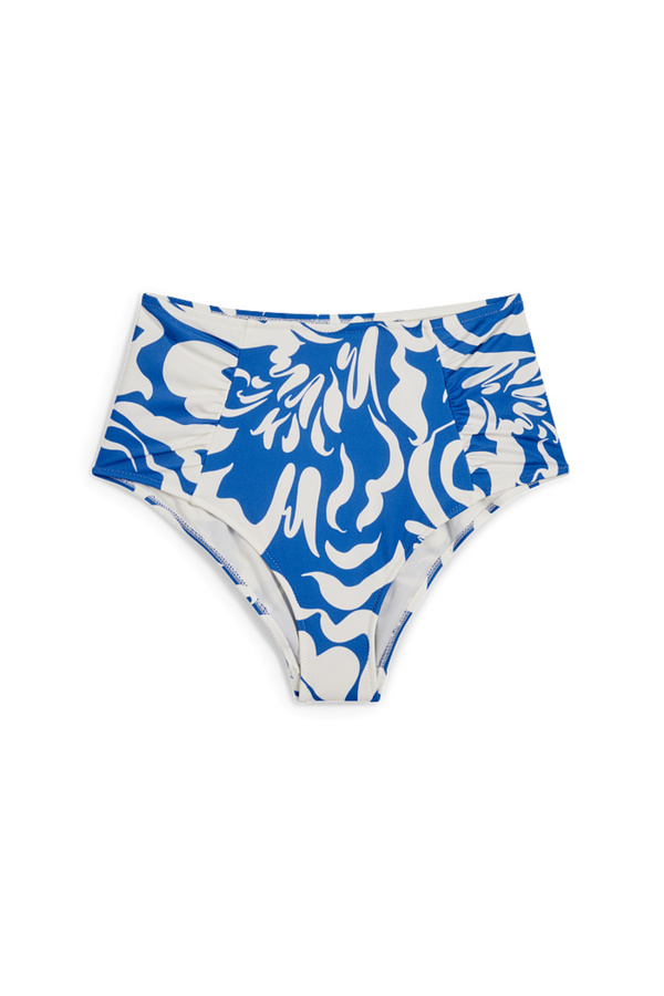 Bild 1 von C&A Bikini-Hose-High Waist-LYCRA® XTRA LIFE™-gemustert, Blau, Größe: 36