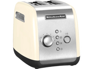 KITCHENAID 5KMT221EAC Toaster Creme (1100 Watt, Schlitze: 2), Creme