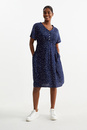 Bild 1 von C&A Viskose-Still-Kleid-gepunktet, Blau, Größe: 34