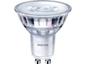 PHILIPS LEDCLA 65W GU10 WH 36D ND LED Lampe, Silber