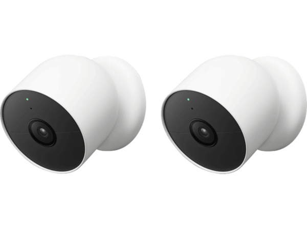 Bild 1 von GOOGLE Nest Cam (Outdoor oder Indoor, mit Akku) 2er Pack, IP Kamera, Schnee