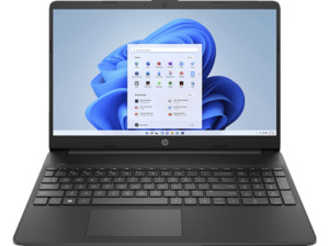 HP 15s-fq0318ng, Notebook, mit 15,6 Zoll Display, Intel® Celeron®,N4120 Prozessor, 8 GB RAM, 512 SSD, UHD 600, Schwarz, Windows 11 Home (64 Bit), Schwarz