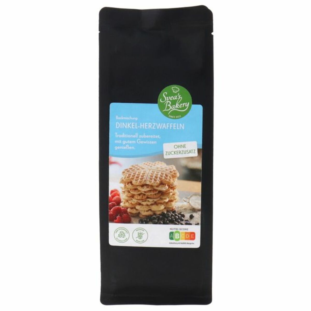 Bild 1 von Svea´s Bakery Backmischung Dinkel-Herzwaffel ohne Zuckerzusatz