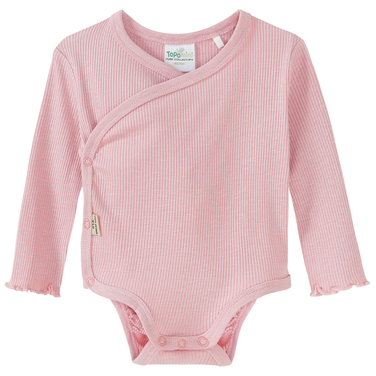 Bild 1 von Newborn Wickelbody in Rippstruktur ROSA