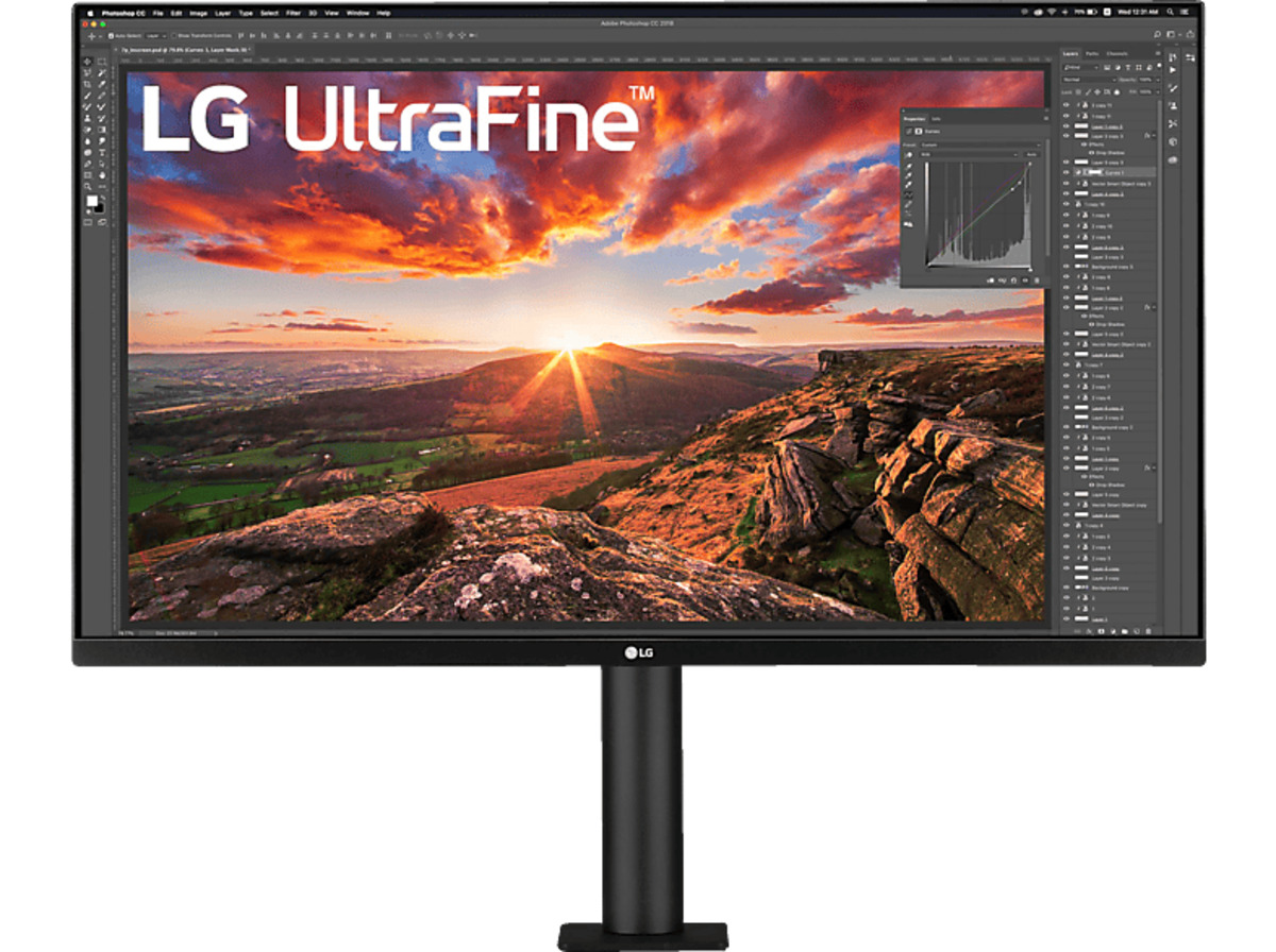Bild 1 von LG 32UN880P-B 31,5 Zoll UHD 4K Monitor (5 ms Reaktionszeit, 60 Hz), Schwarz