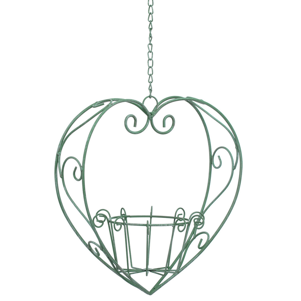 Bild 1 von Blumen-Hänger in Herz-Form GRÜN