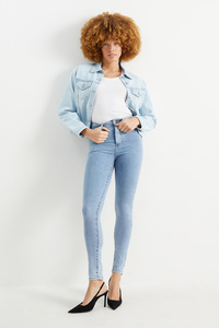 C&A Jegging Jeans-High Waist-LYCRA®, Blau, Größe: 36