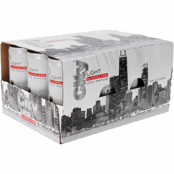 Bild 1 von City light White Sparkling alkoholfrei, 12er Pack (EINWEG) zzgl. Pfand
