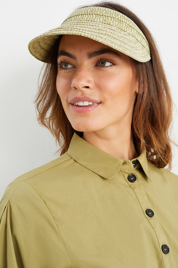 Bild 1 von C&A Stroh-Visor, Beige, Größe: 1 size