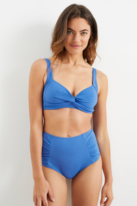 C&A Bikini-Top-wattiert-LYCRA® XTRA LIFE™, Blau, Größe: 36