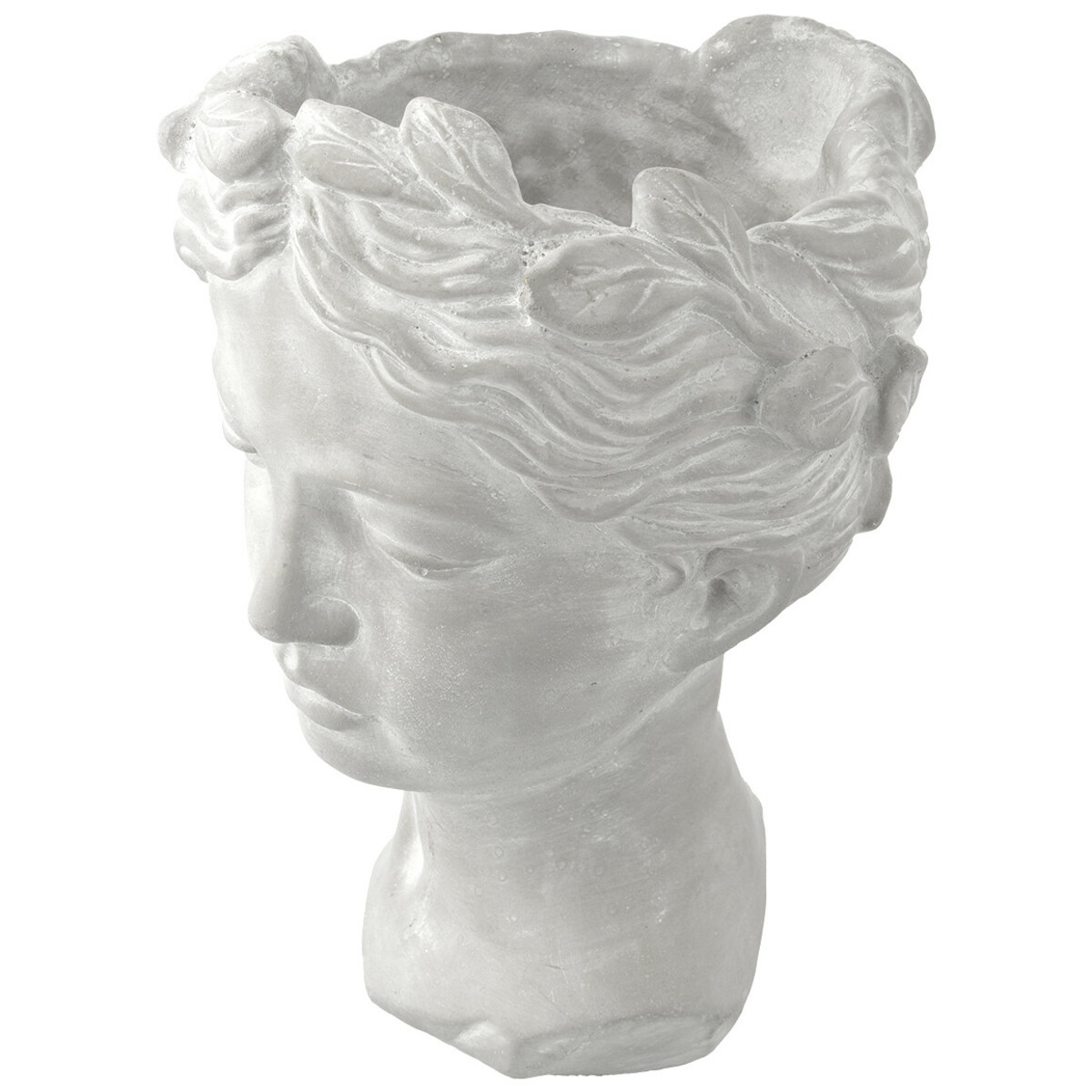 Bild 1 von Blumentopf aus Zement HELLGRAU