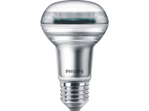 PHILIPS LEDclassic ersetzt 40W LED Lampe warmweiß, Silber