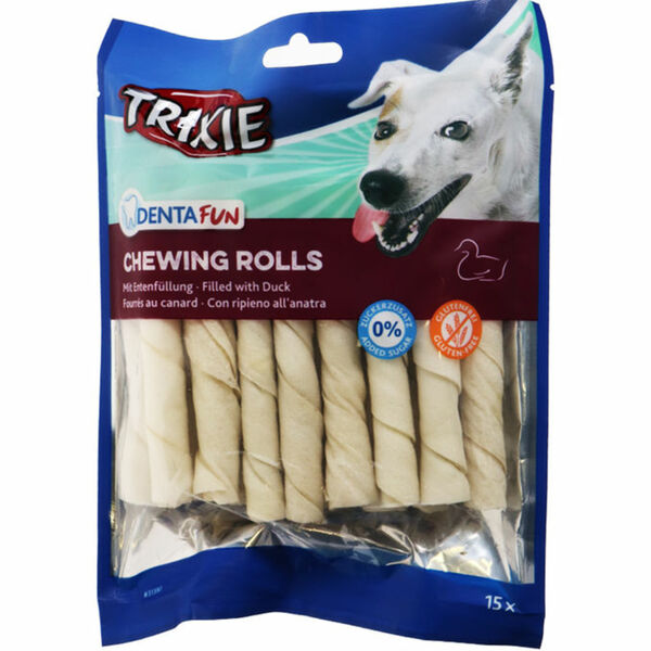 Bild 1 von TRIXIE Chewing Rolls Ente, 15er Pack