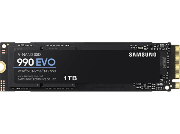 Bild 1 von SAMSUNG 990 EVO Festplatte, 1 TB SSD M.2 via PCIe, intern, Schwarz