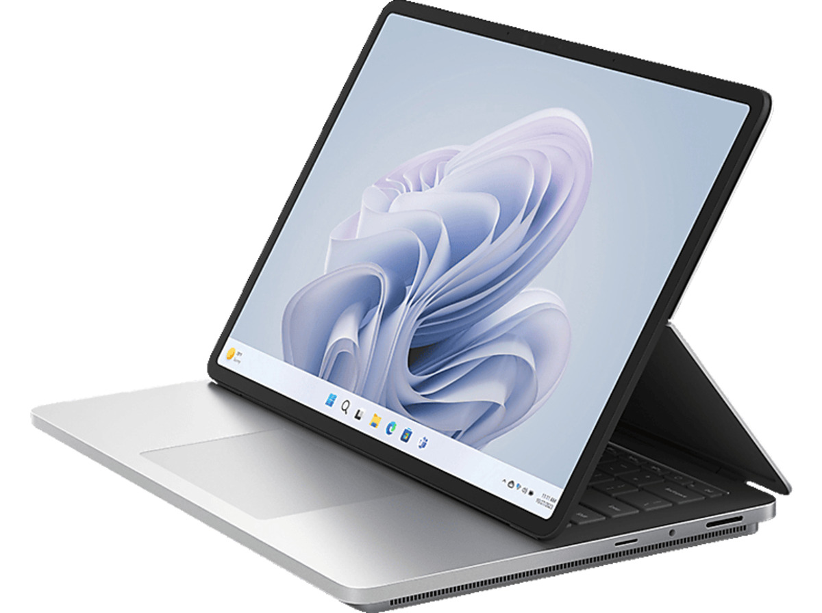 Bild 1 von MICROSOFT Surface Laptop Studio 2, Notebook, mit 14,4 Zoll Display Touchscreen, Intel® Core™ i7,i7-13700H Prozessor, 16 GB RAM, 512 SSD, Iris® Xe, Platin, Windows 11 Home (64 Bit), Platin