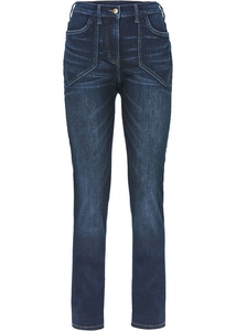 Slim Fit Jeans, High Waist, Stretch, 42, Blau