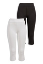 Bild 1 von C&A Multipack 2er-Basic-Capri-Leggings, Schwarz, Größe: XS