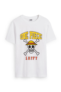 C&A One Piece-Kurzarmshirt, Weiß, Größe: 128