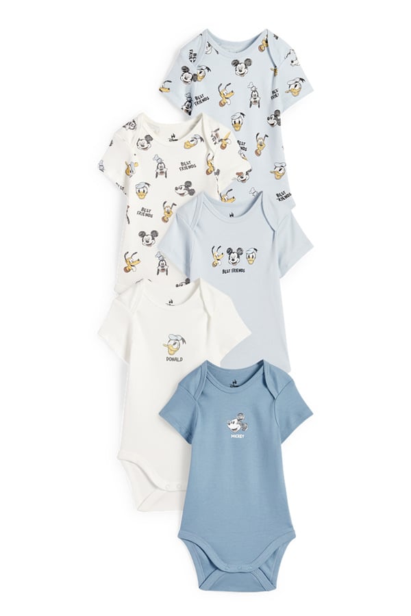 Bild 1 von C&A Multipack 5er-Disney-Baby-Body, Blau, Größe: 56