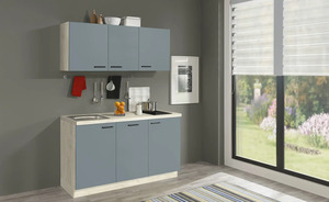Küchenzeile mit Elektrogeräten  Hoom ¦ blau Küche > Küchenblöcke - Sconto
