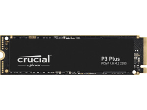 CRUCIAL P3 Plus Festplatte, 4 TB SSD M.2 via PCIe, intern