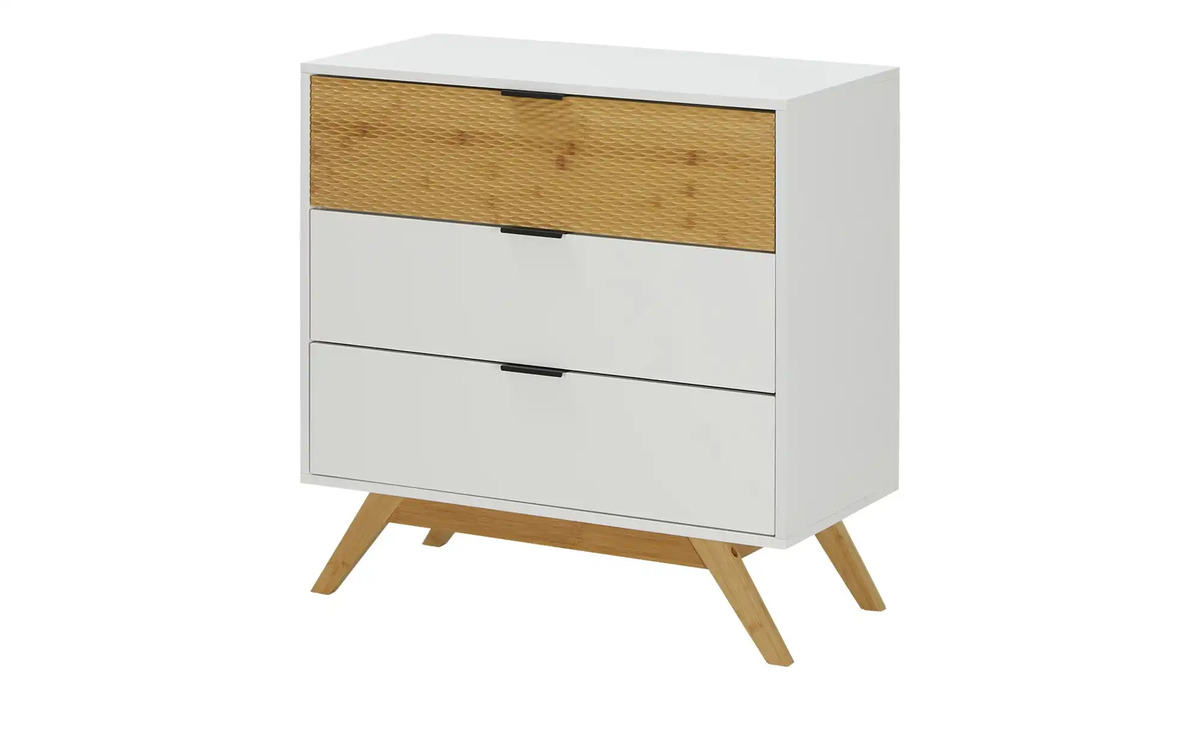 Bild 1 von Kommode  Nayon ¦ weiß ¦ Maße (cm): B: 80 H: 80 T: 40 Kommoden & Sideboards > Kommoden - Sconto