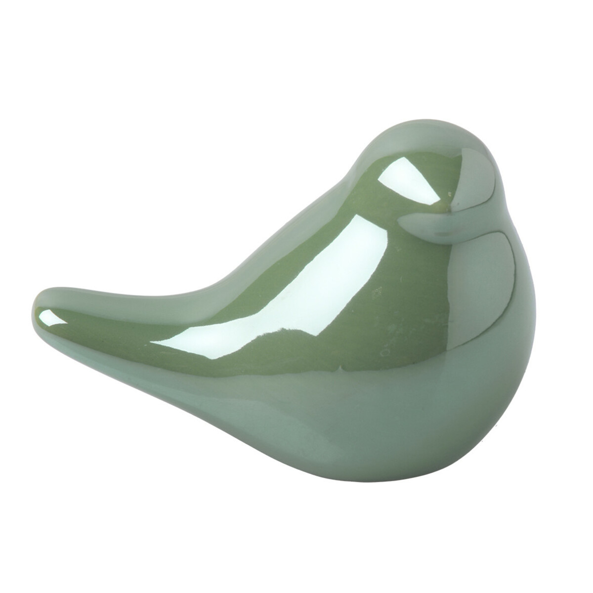 Bild 1 von Deko-Vogel aus Keramik DUNKELGRÜN