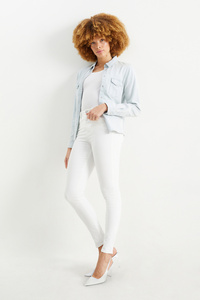 C&A Jegging Jeans-High Waist-LYCRA®, Weiß, Größe: 34