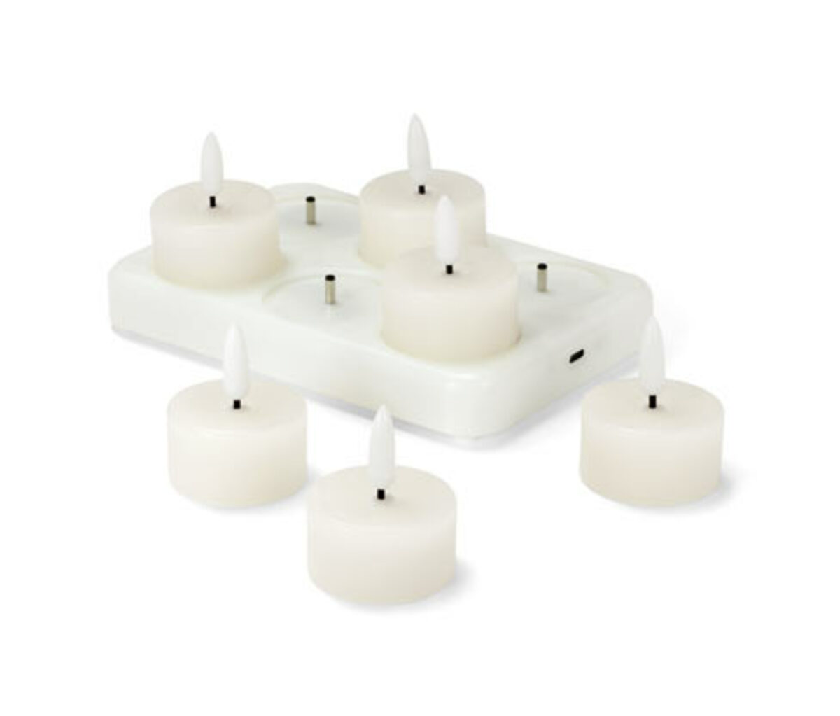 Bild 1 von 6 LED-Echtwachsteelichter mit Akku