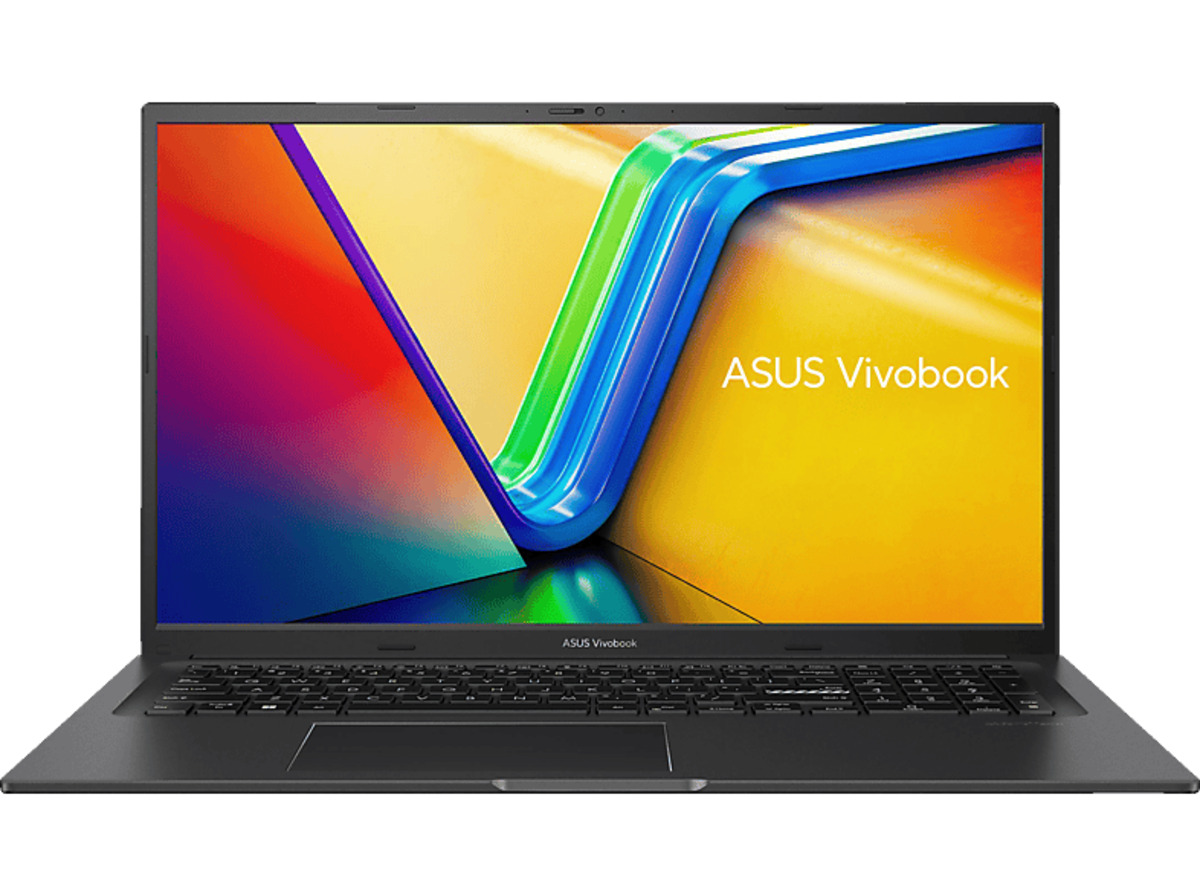 Bild 1 von ASUS VivoBook 17X (K3704VA-AU068W), Notebook, mit 17,3 Zoll Display, Intel® Evo™ Plattform, Core™ i9,i9-13900H (Evo) Prozessor, 16 GB RAM, 1 TB SSD, Iris® Xe, Schwarz, Windows 11 Home (64 Bit),