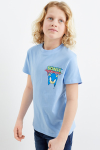 C&A Sonic-Kurzarmshirt, Blau, Größe: 128
