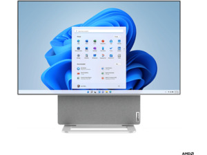 LENOVO Yoga AIO 7, All in One PC, mit 27 Zoll Display, AMD Ryzen™ 7 6800H Prozessor, 32 GB RAM, 1 TB SSD, AMD, Radeon™ RX 6600M, Cloud Grey Windows 11 Home (64 Bit), Cloud Grey