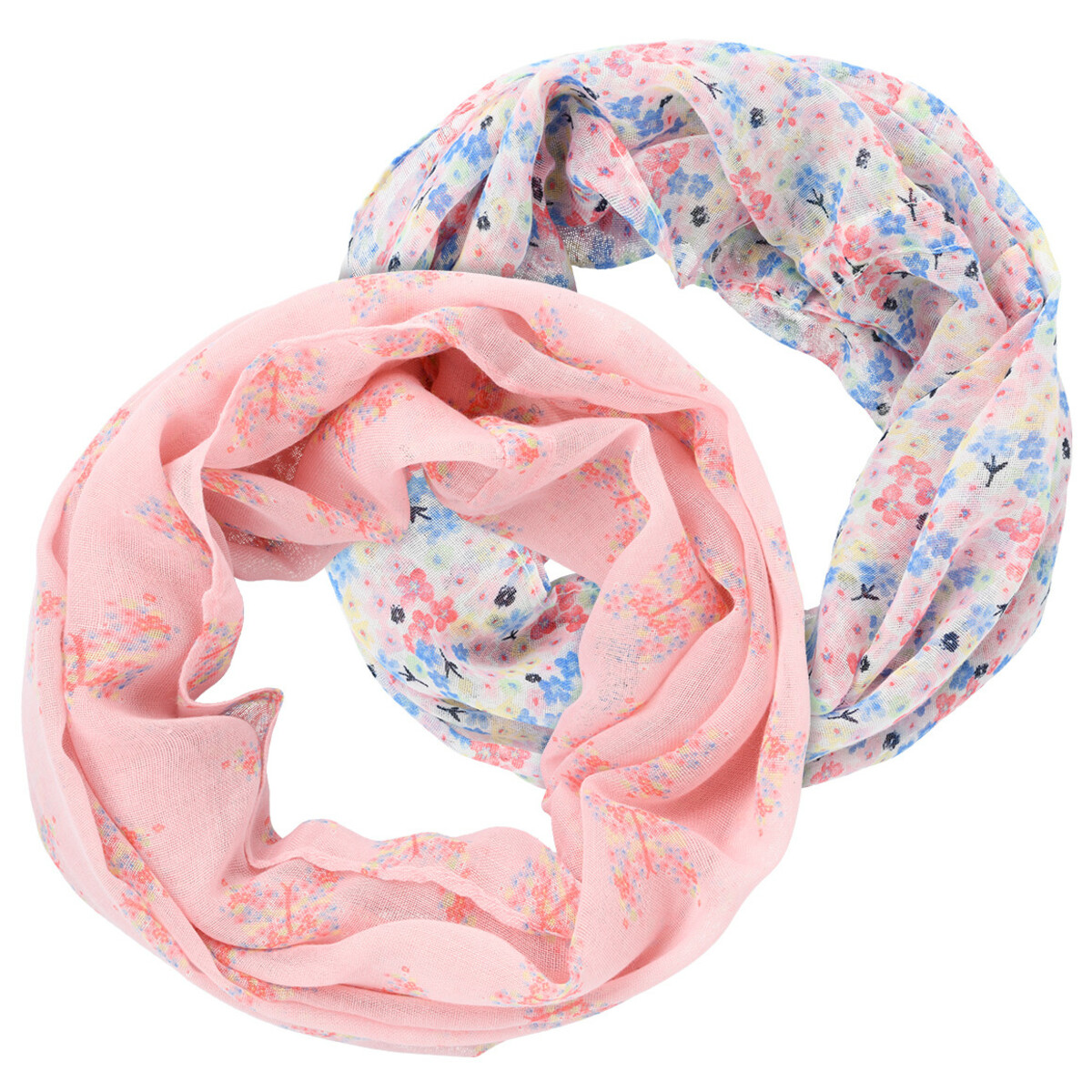 Bild 1 von 2 Mädchen Rundschals im Set ROSA / BLAU