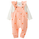 Bild 1 von Newborn Strampler und Body mit Bio-Baumwolle HELLORANGE / CREMEWEISS