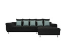 Bild 1 von Polsterecke  Ankara ¦ schwarz ¦ Maße (cm): B: 323 H: 90 T: 199 Sofas > Ecksofas - Sconto