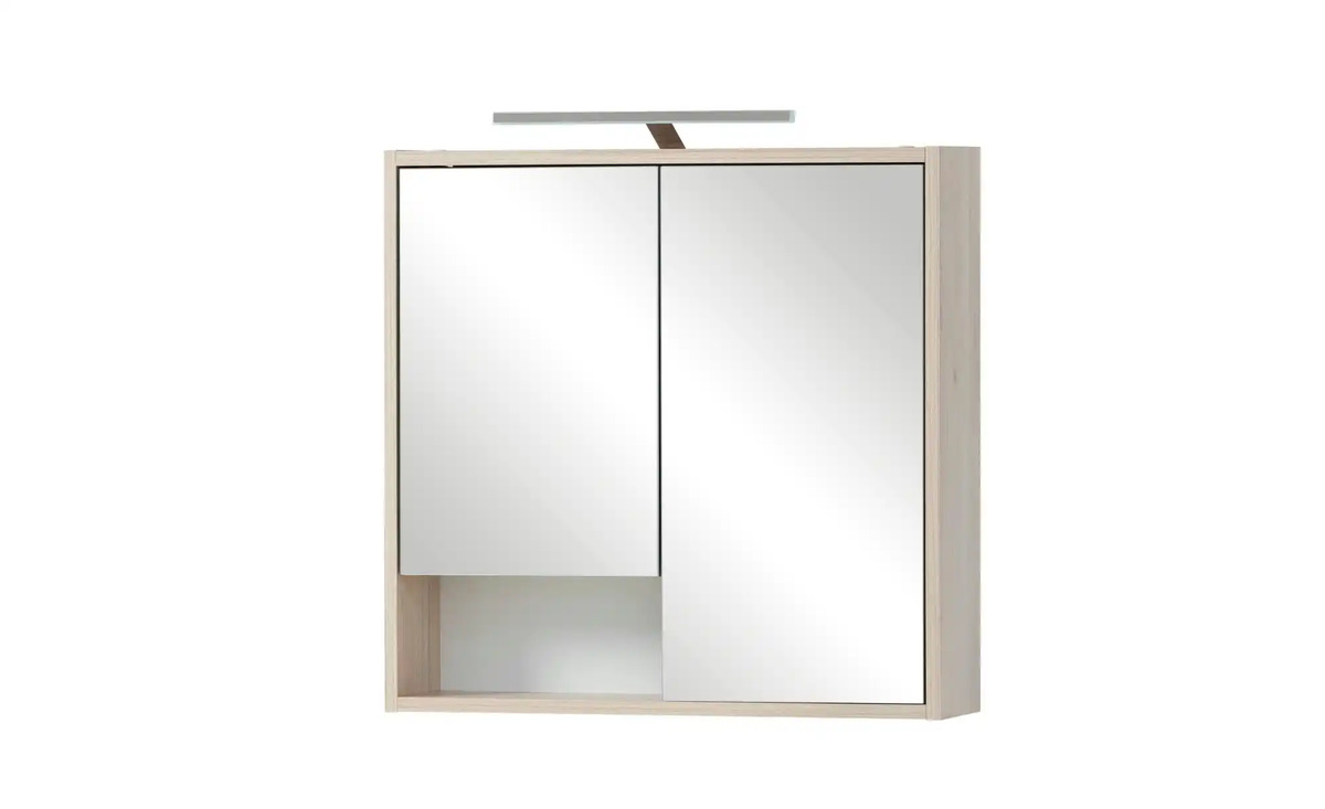 Bild 1 von Spiegelschrank ¦ holzfarben ¦ Maße (cm): B: 63,5 H: 65,9 Badezimmer > Badschränke > Spiegelschränke - Sconto
