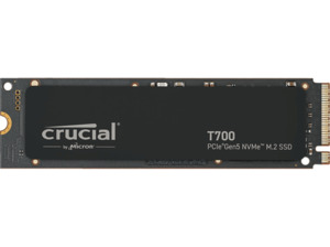 CRUCIAL T700 PCIe Gen5 NVMe Festplatte, 2 TB SSD M.2 via NVMe, intern, Schwarz