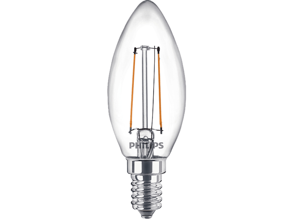 Bild 1 von PHILIPS LEDclassic B35 2W ersetzt 25 W LED Lampe warmweiß, Transparent