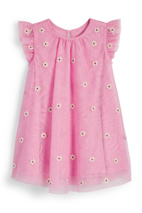 C&A Blume-Kleid, Pink, Größe: 92
