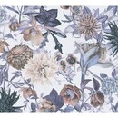 Bild 1 von Vliestapete Blumenoptik Floral Matt glatt Blau Beige FSC®