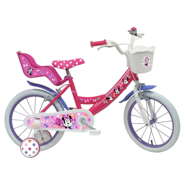 Bild 1 von DISNEY Minnie süßest aller Zeiten! Kinderfahrrad - Mädchen - 16 Zoll - Pink - Zwei