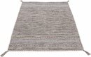 Bild 1 von Teppich Kelim Azizi, carpetfine, rechteckig, Höhe: 5 mm, Baumwolle, Wendeteppich mit Fransen, Wohnzimmer, Beige