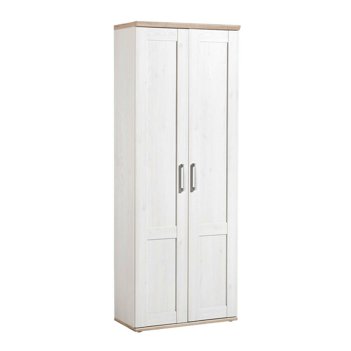 Bild 1 von Xora Garderobenschrank, Weiß, Holzwerkstoff, 4 Fächer, 76x200x38 cm, Garderobe, Garderobenschränke, Garderobenschränke