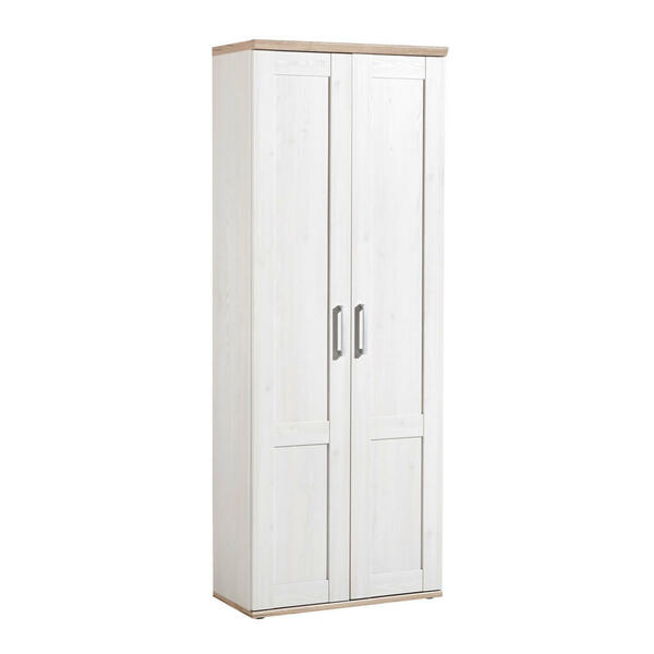 Bild 1 von Xora Garderobenschrank, Weiß, Holzwerkstoff, 4 Fächer, 76x200x38 cm, Garderobe, Garderobenschränke, Garderobenschränke
