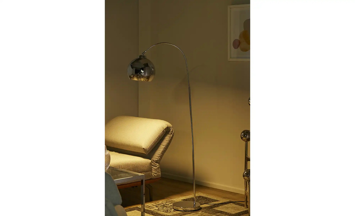 Bild 1 von KHG Bogenleuchte, 1-flammig, chrom silberfarben