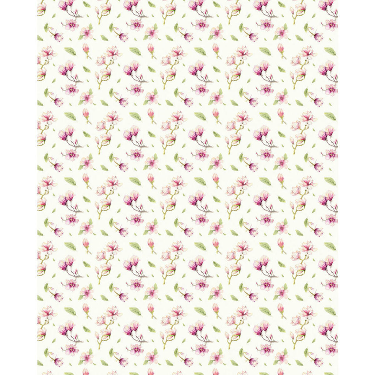 Bild 1 von Komar Vliestapete, Rosa, Weiß, Floral, 200x250 cm, Tapeten Shop, Vliestapeten