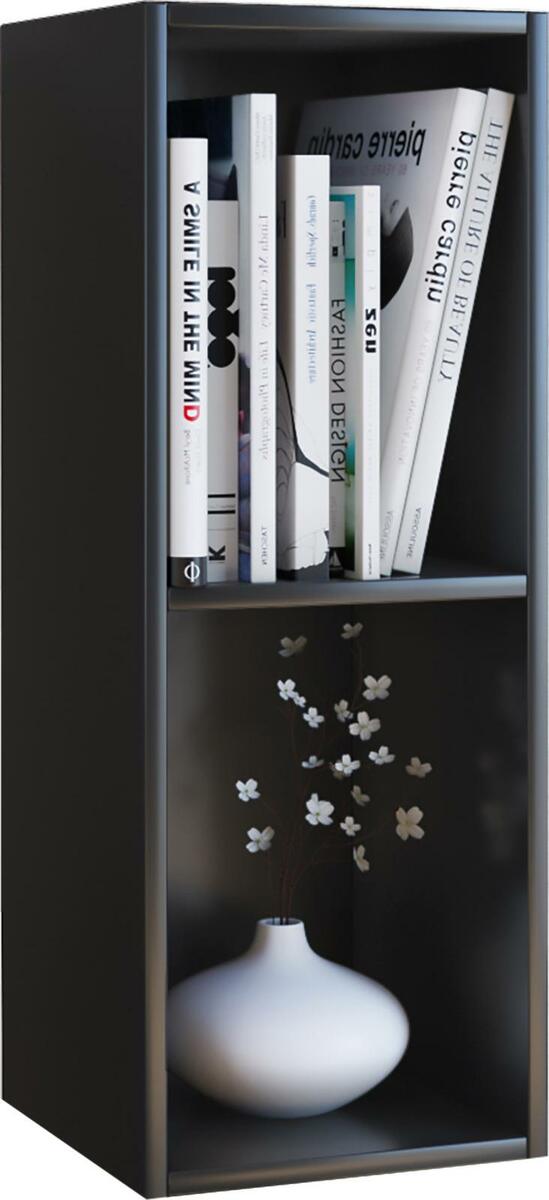 Bild 1 von Aktenregal ''Mendas'', in Schwarz, 2-fach, Schwarz